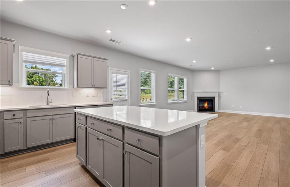 Furnished interior view inside a new home in Anderson Point Estates, McDonough (Image 6).