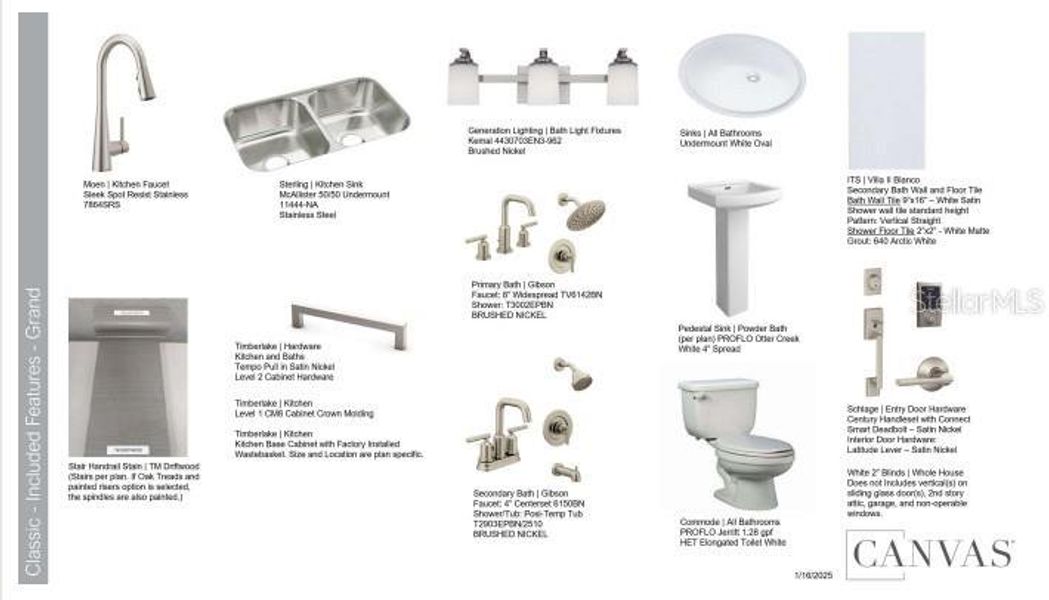 Sample of building materials used in homes in Esplanade at Wiregrass Ranch, Wesley Chapel (Image 24). Sample of building materials used in homes in Esplanade at Wiregrass Ranch, Wesley Chapel (Image 24).