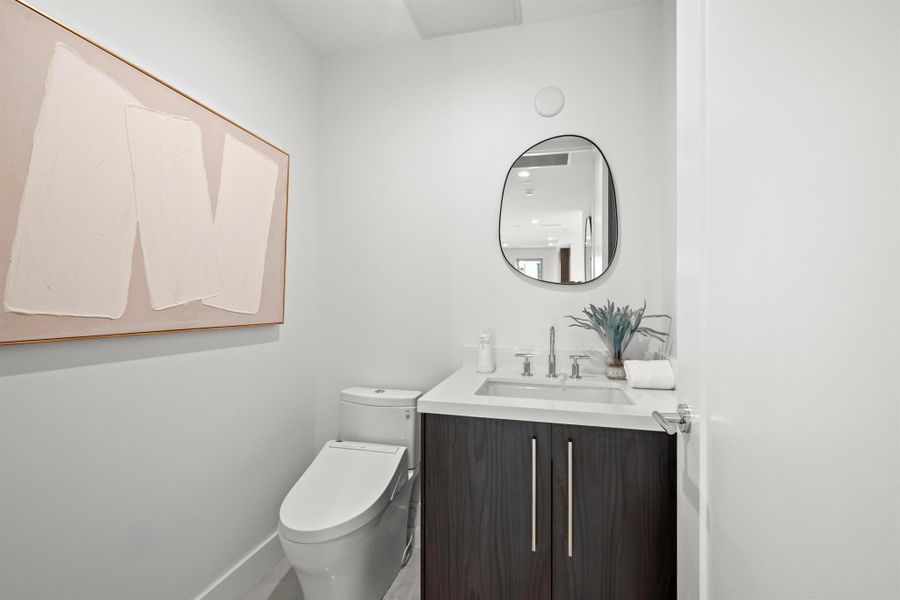 Furnished interior view inside a new home in Royal Palm Residences, Boca Raton (Image 23).