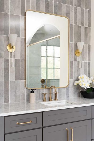 Close-up of interior finishes inside a home in , Atlanta (Image 22).