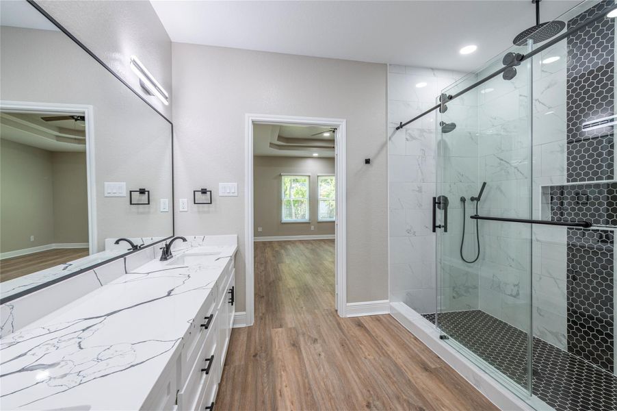 Furnished interior view inside a new home in , Houston (Image 9).