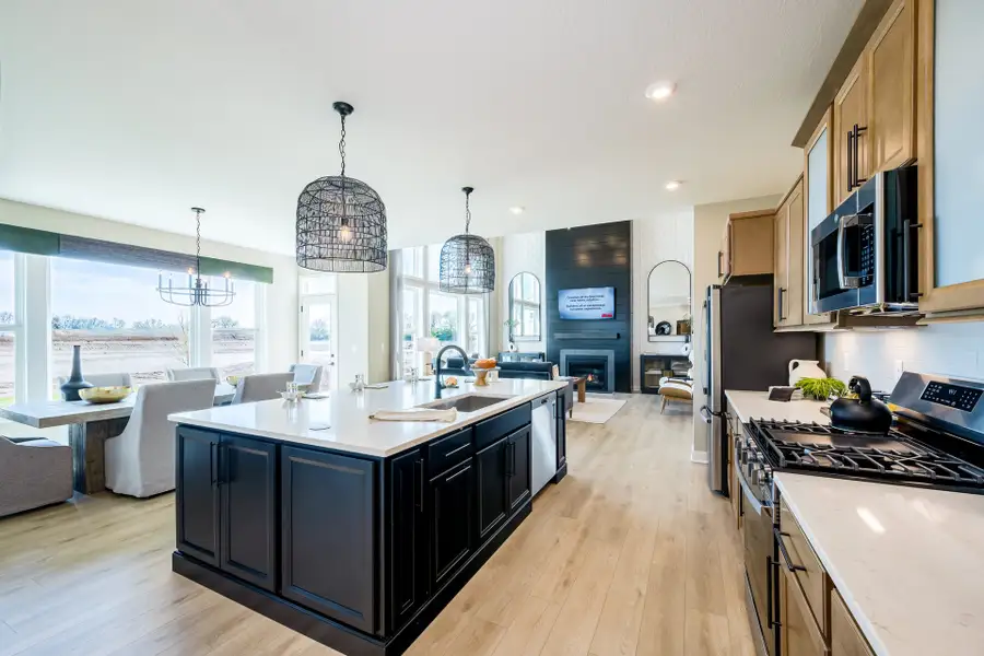Representative furnished interior of a home built from the Grandin by Fischer Homes in The Dunes at Sandbar, Santa Rosa Beach (Image 58).