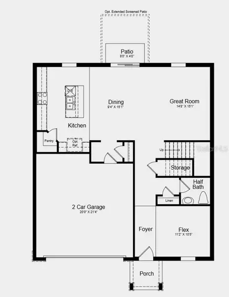 2D floor plan layout of this home in Waterstone, Groveland, FL (Image 3). 2D floor plan layout of this home in Waterstone, Groveland, FL (Image 3).