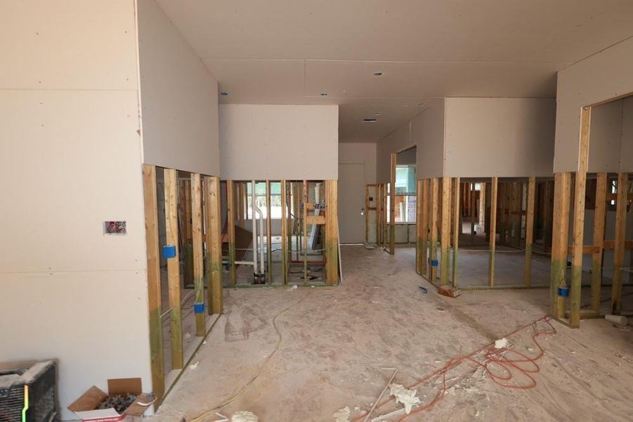 Spacious, unfurnished interior of a new home in The Woodlands Hills 70’, Willis (Image 14).