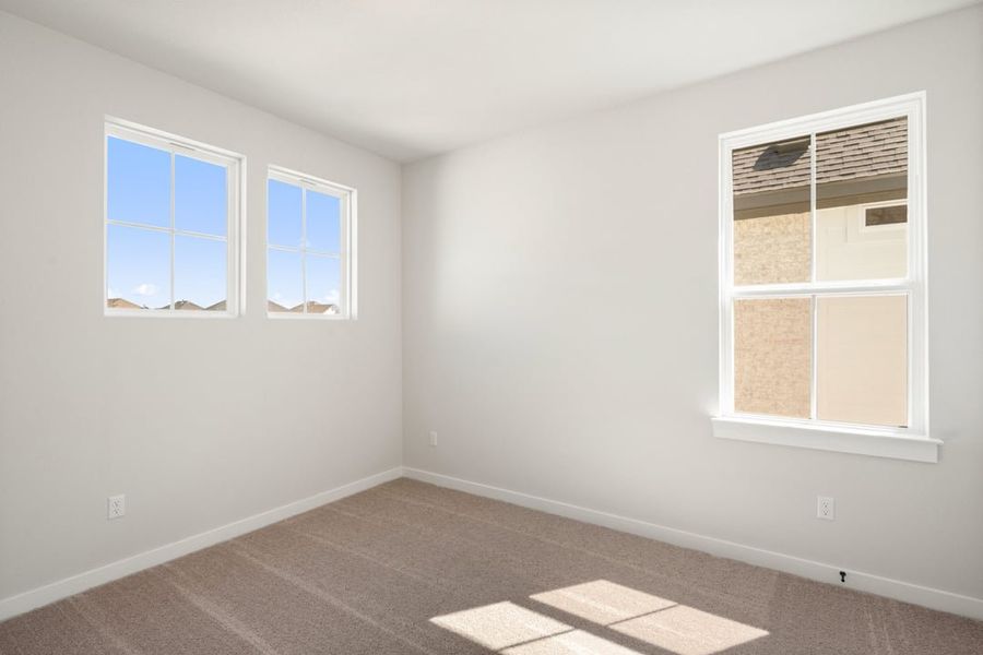 Spacious, unfurnished interior of a new home in Terrace Collection at Heritage, Dripping Springs (Image 38).