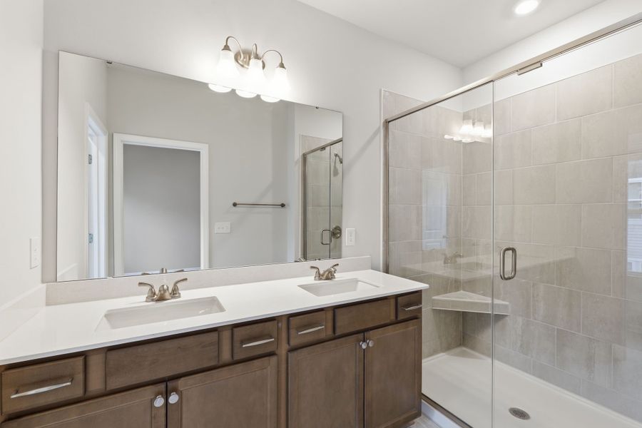 Furnished interior view inside a new home in Lakeview Village, Charlotte (Image 14).