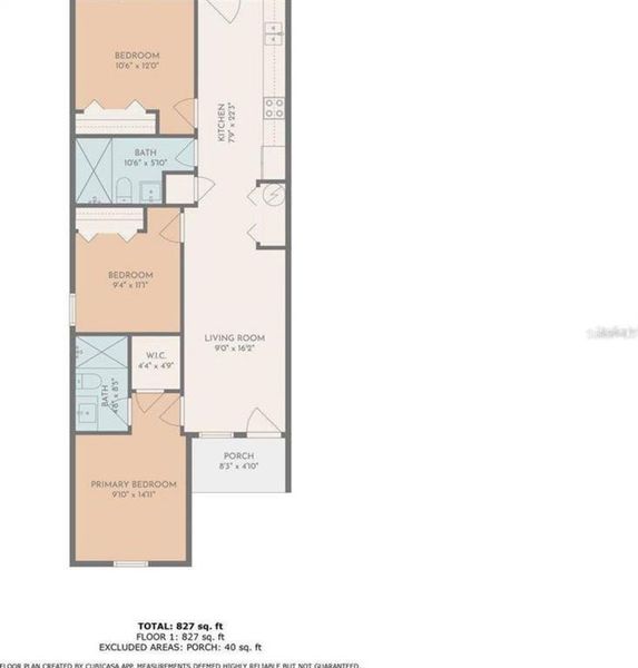 2D floor plan layout of this home in , Lake Wales, FL (Image 3).