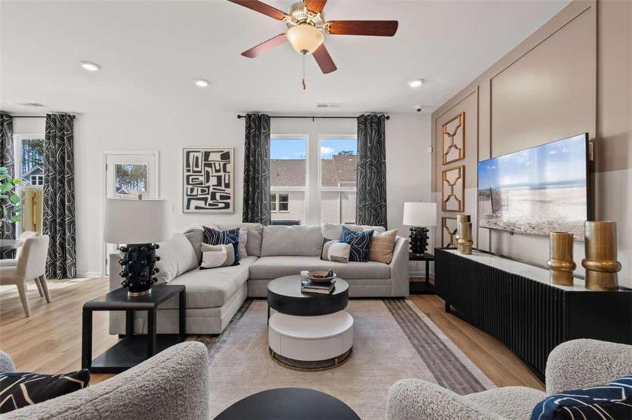 Furnished interior view inside a new home in Diamante, Stockbridge (Image 10).