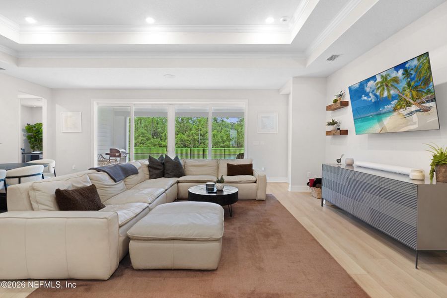 Furnished interior view inside a new home in , Jacksonville (Image 31).