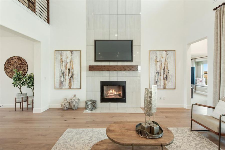 Furnished interior view inside a new home in Willow Wood, McKinney (Image 37).