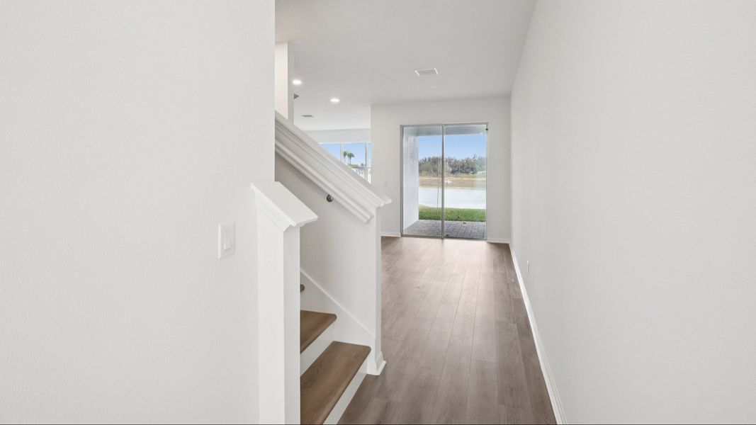 Furnished interior view inside a new home in Isla Mirada, San Antonio (Image 8).