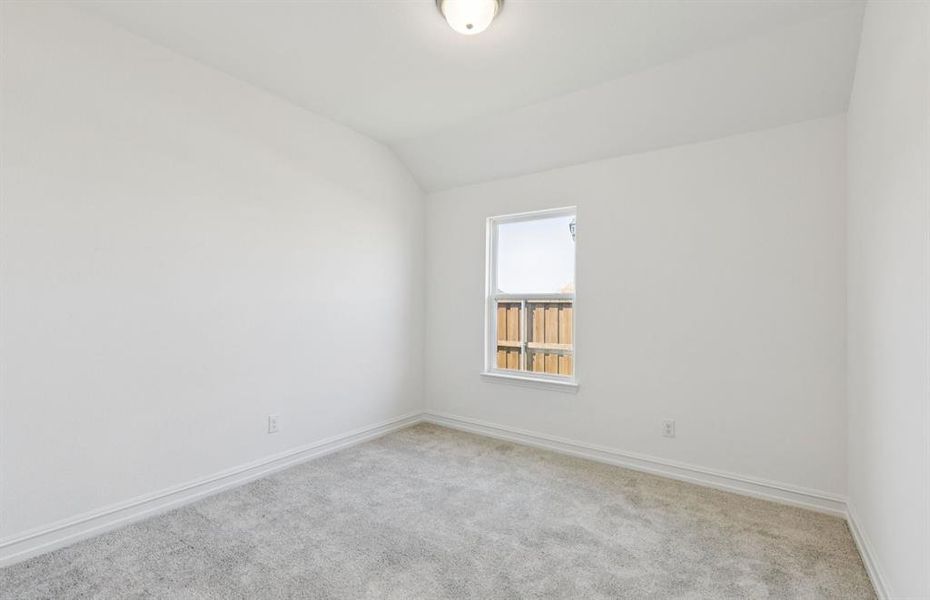 Comfortable secondary bedroom with generous closet space *Real home pictured Comfortable secondary bedroom with generous closet space *Real home pictured