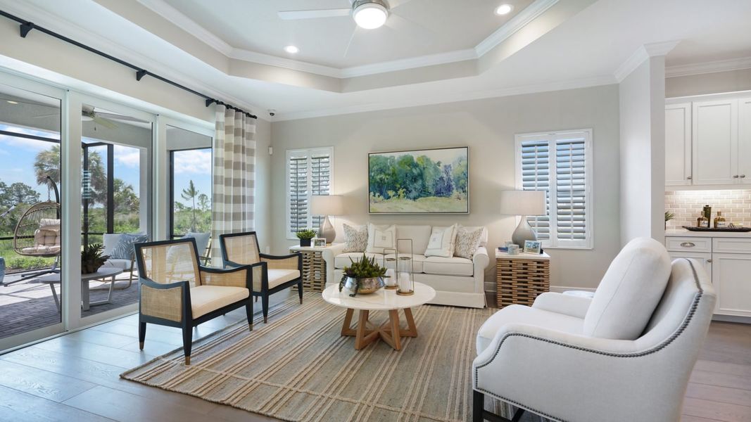 Representative furnished interior of a home built from the Tidewater by Neal Communities in Wildleaf at North River Ranch, Parrish (Image 14). Representative furnished interior of a home built from the Tidewater by Neal Communities in Wildleaf at North River Ranch, Parrish (Image 14).