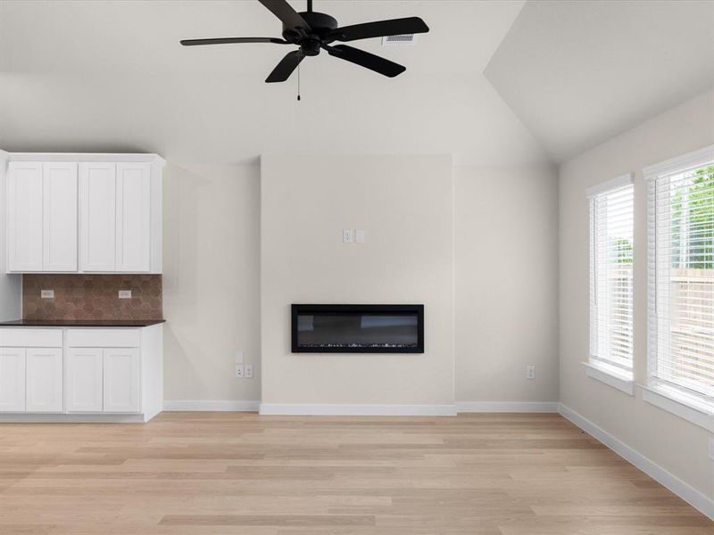 Furnished interior view inside a new home in Hadley Farms, Godley (Image 18). Furnished interior view inside a new home in Hadley Farms, Godley (Image 18).