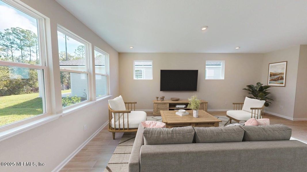 Furnished interior view inside a new home in RiverTown - Forest, St. Johns (Image 4).
