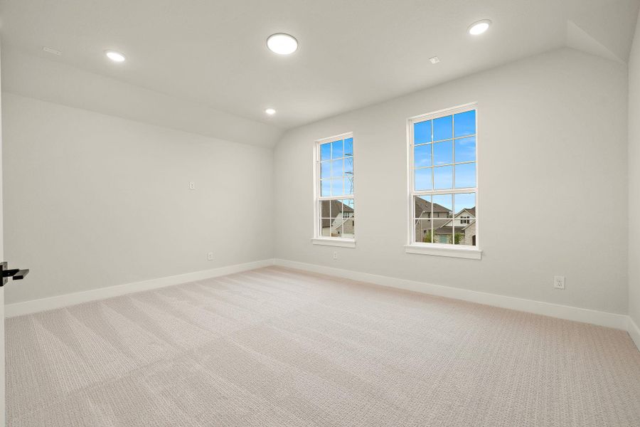 Spacious, unfurnished interior of a new home in Blackhawk in Pflugerville, Pflugerville (Image 28).