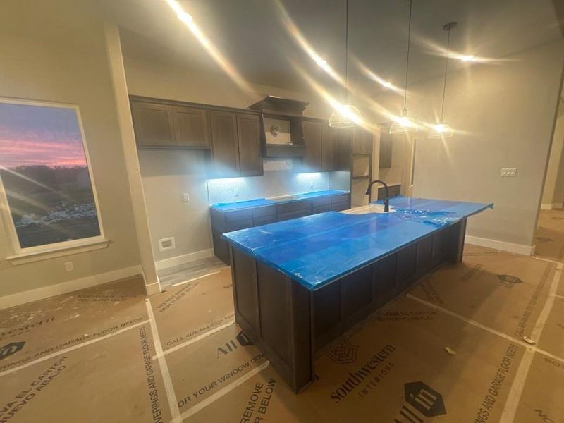 In-progress construction of a new home in Fannin Ranch, Leonard, TX (Image 8).