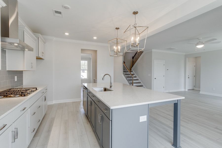 Furnished interior view inside a new home in Gates at Windermere, Blythewood (Image 10).