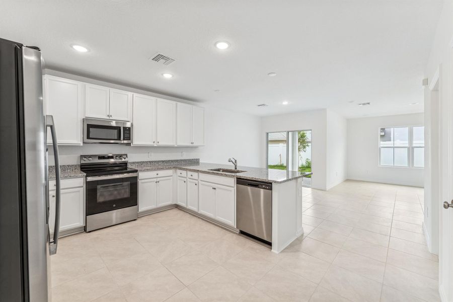 Furnished interior view inside a new home in , Fort Pierce (Image 14).