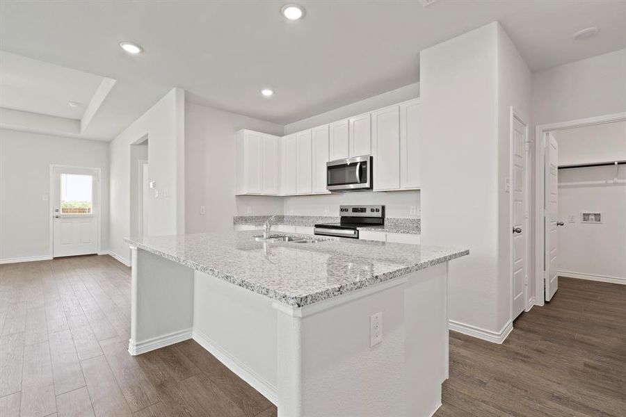 Furnished interior view inside a new home in Burgess Meadows, Cleburne (Image 5).