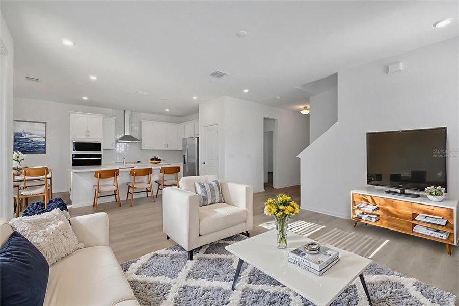 Furnished interior view inside a new home in Crossroads at Kelly Park, Apopka (Image 10).