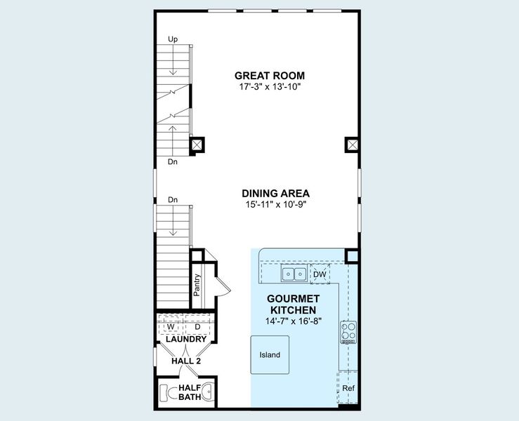 2D floor plan layout of this home in Cloverdale, Houston, TX (Image 29). 2D floor plan layout of this home in Cloverdale, Houston, TX (Image 29).