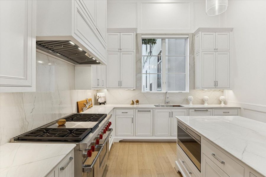 A closer look at the kitchen