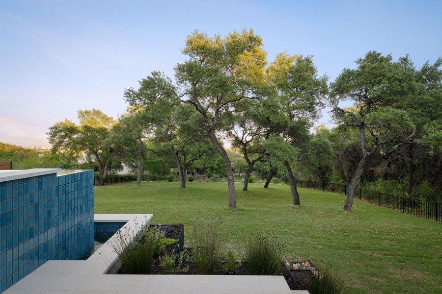 Exterior details and patio area of a home in , Austin (Image 21). Exterior details and patio area of a home in , Austin (Image 21).