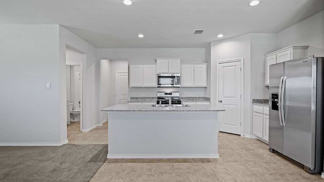 Furnished interior view inside a new home in Springhill South, Boyd (Image 7).