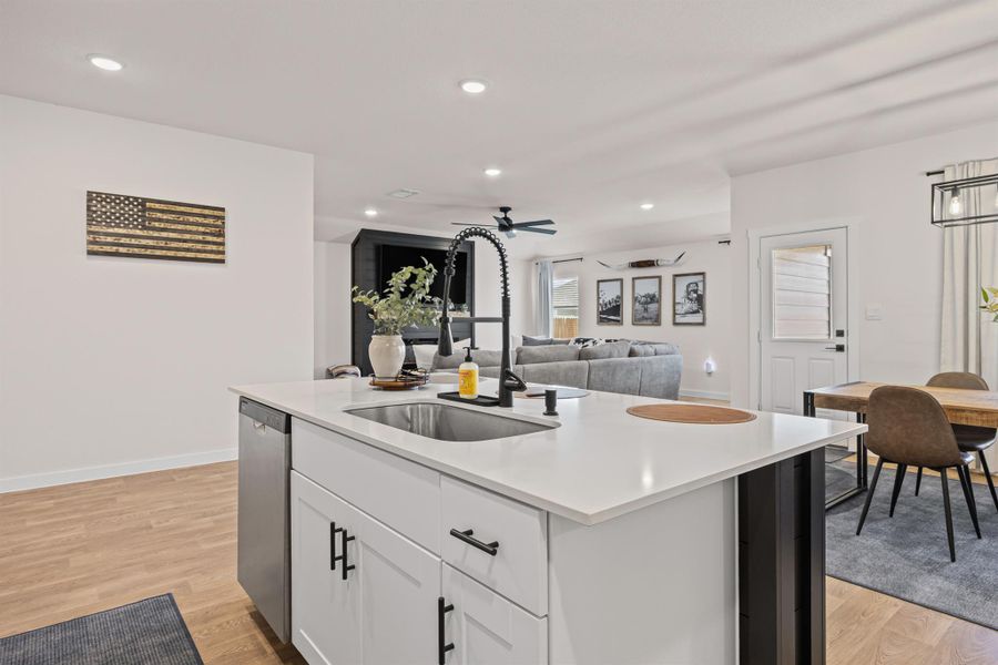 Furnished interior view inside a new home in Hartland Ranch, Lockhart (Image 24). Furnished interior view inside a new home in Hartland Ranch, Lockhart (Image 24).