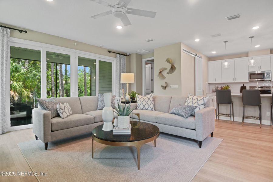 Furnished interior view inside a new home in , Fernandina Beach (Image 12).