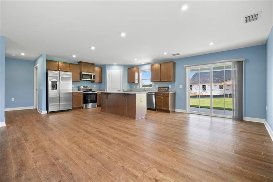 Furnished interior view inside a new home in , Dallas (Image 15).