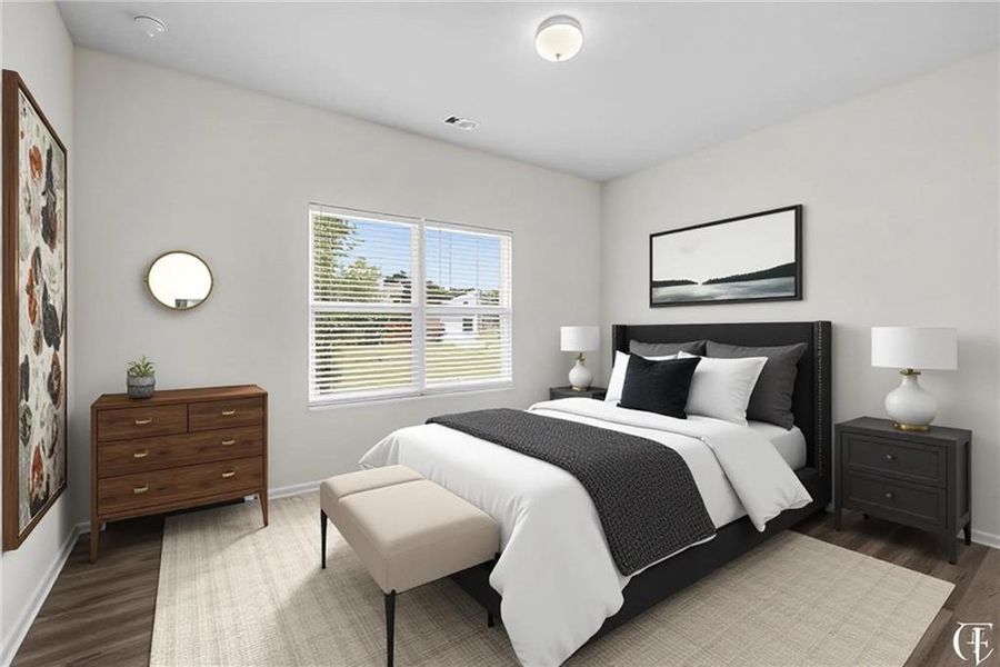 Furnished interior view inside a new home in Villages at Cedar Hill, Dallas (Image 14).