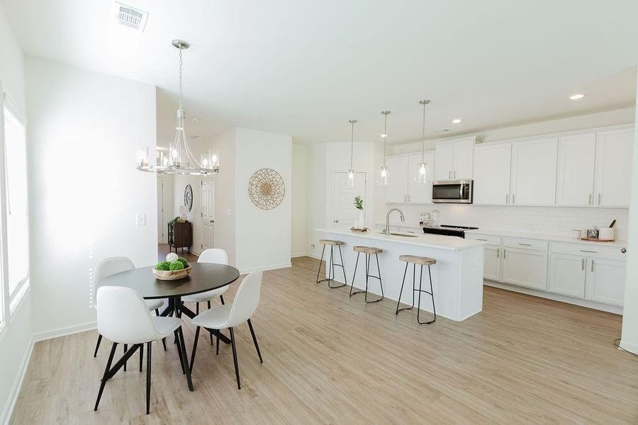 Furnished interior view inside a new home in Downtown Fausett, Dawsonville (Image 15).