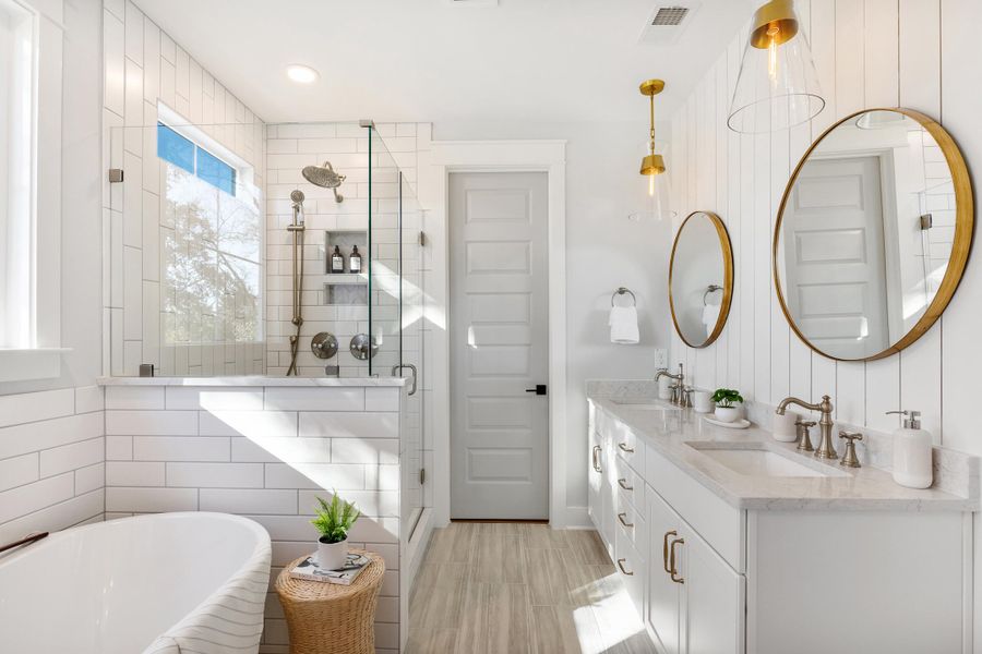 Furnished interior view inside a new home in Miller's Crossing, Johns Island (Image 32).