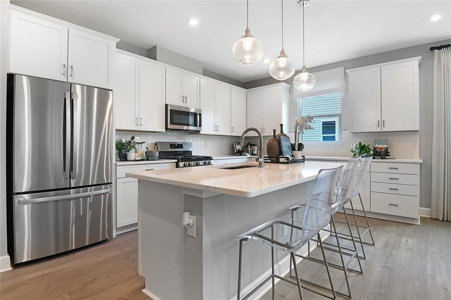 Furnished interior view inside a new home in SummerTide, Palm Coast (Image 13).