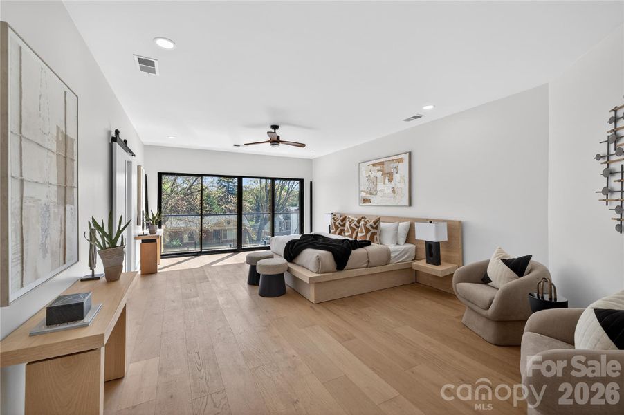 Furnished interior view inside a new home in , Charlotte (Image 19).