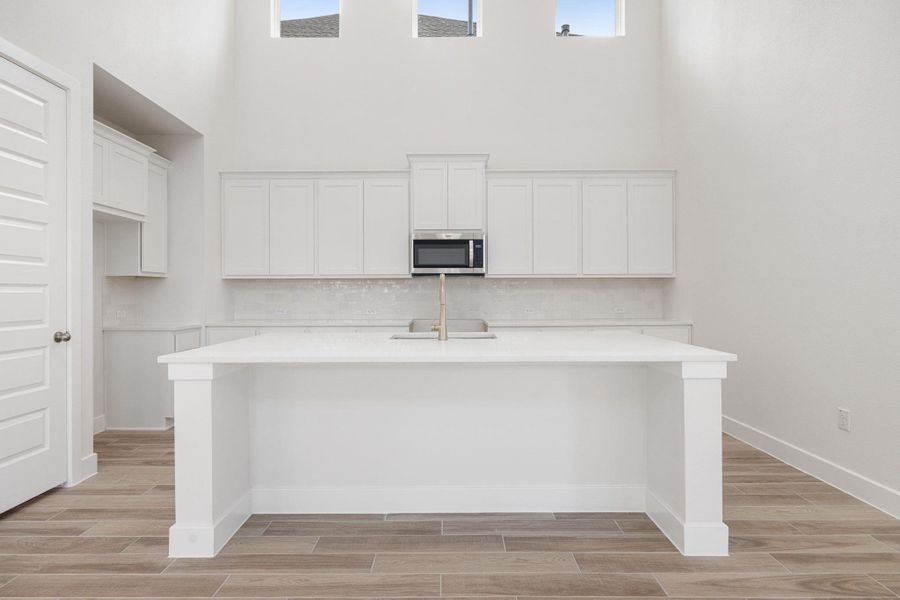 Furnished interior view inside a new home in Parmer Ranch, Georgetown (Image 11).
