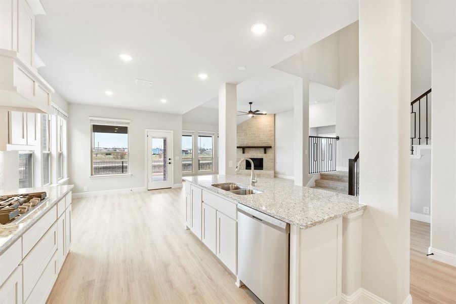 Furnished interior view inside a new home in Silo Mills, Joshua (Image 6).
