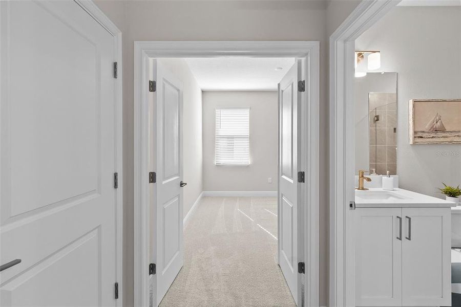 Furnished interior view inside a new home in , St. Petersburg (Image 7).