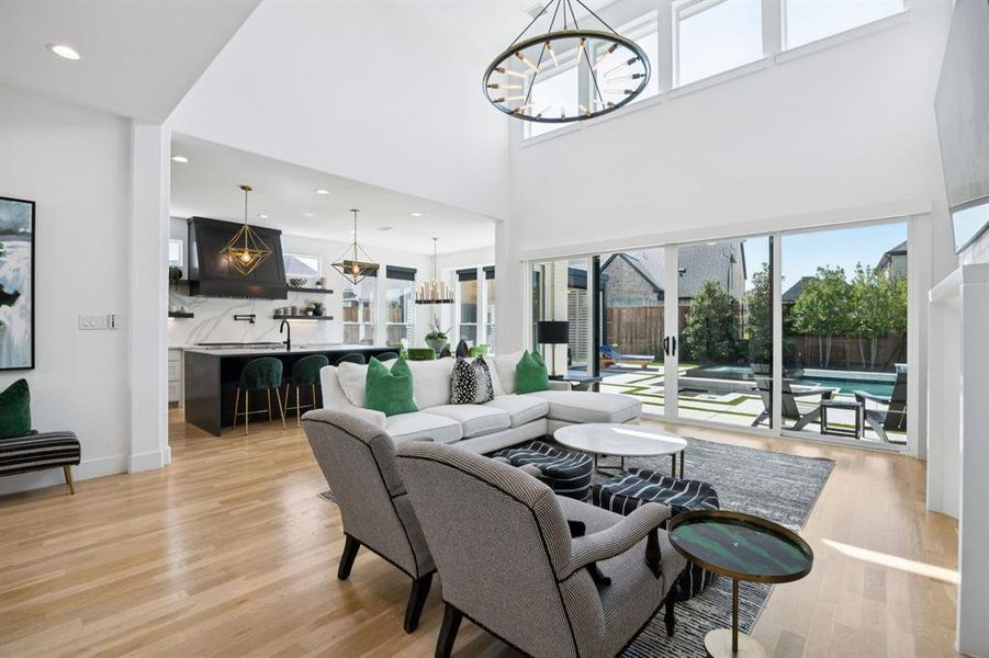 Furnished interior view inside a new home in , Prosper (Image 23). Furnished interior view inside a new home in , Prosper (Image 23).