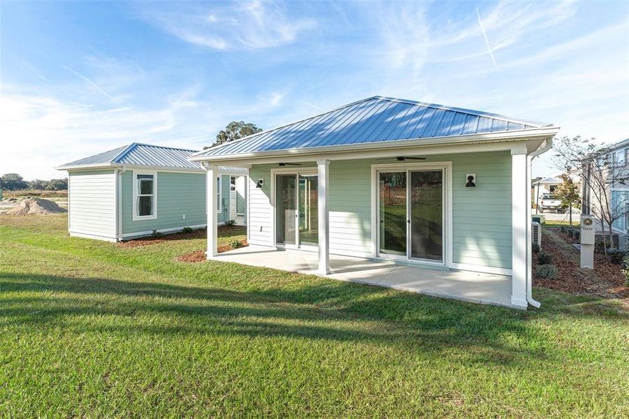 Covered Rear Porch