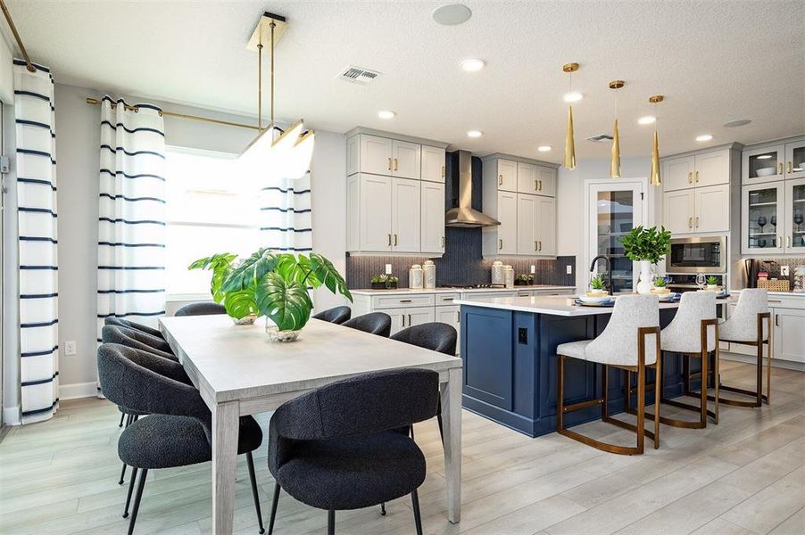 Furnished interior view inside a new home in Emerson Pointe, Apopka (Image 9). Furnished interior view inside a new home in Emerson Pointe, Apopka (Image 9).