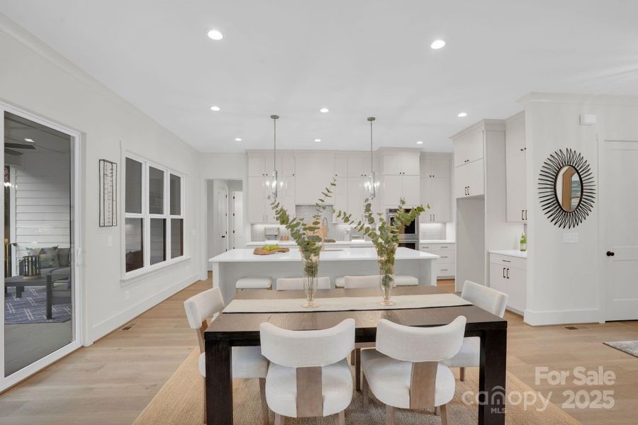 Furnished interior view inside a new home in , Charlotte (Image 29).