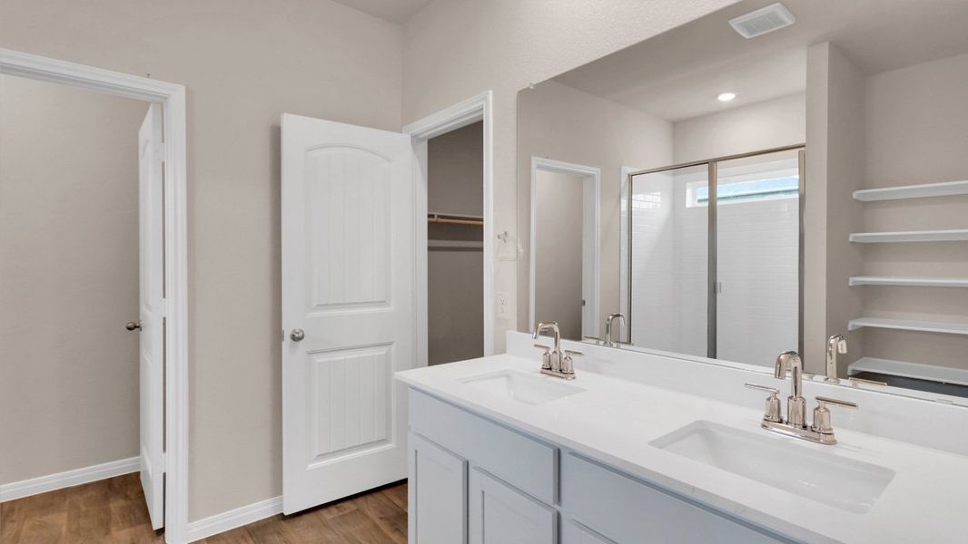 Furnished interior view inside a new home in Carillon, Manor (Image 7). Furnished interior view inside a new home in Carillon, Manor (Image 7).