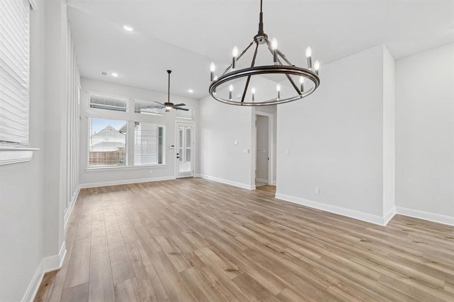 Furnished interior view inside a new home in Mantua Point Gardens, Van Alstyne (Image 17).