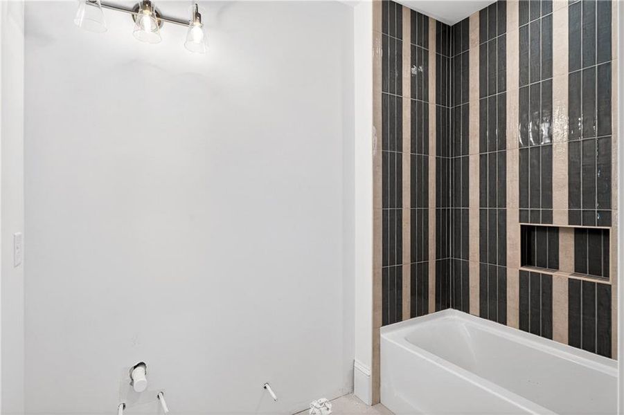 Furnished interior view inside a new home in , Atlanta (Image 10).