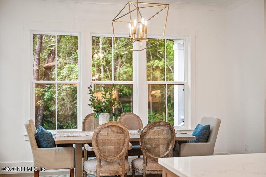 Furnished interior view inside a new home in , Jacksonville (Image 10).