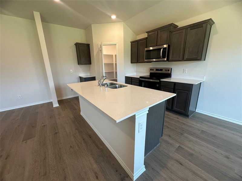 Furnished interior view inside a new home in Cartwright Ranch, Crandall (Image 4). Furnished interior view inside a new home in Cartwright Ranch, Crandall (Image 4).