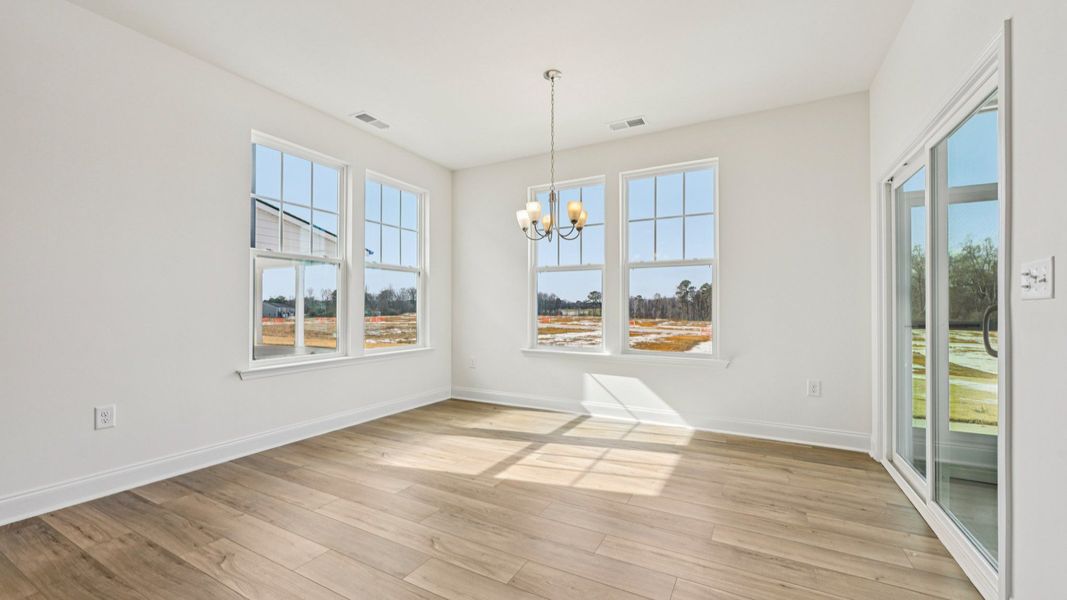 Representative furnished interior of a home built from the Merlot by DRB Homes in Station Pointe, Angier (Image 14).